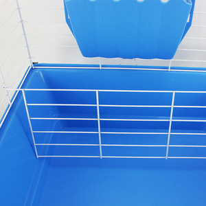 Tavşan kafesi otomatik dışkı temizleme ev ekstra büyük tavşan malzemeleri tavşan Villa yuva Pet gine domuz kafesi - Product Image 5