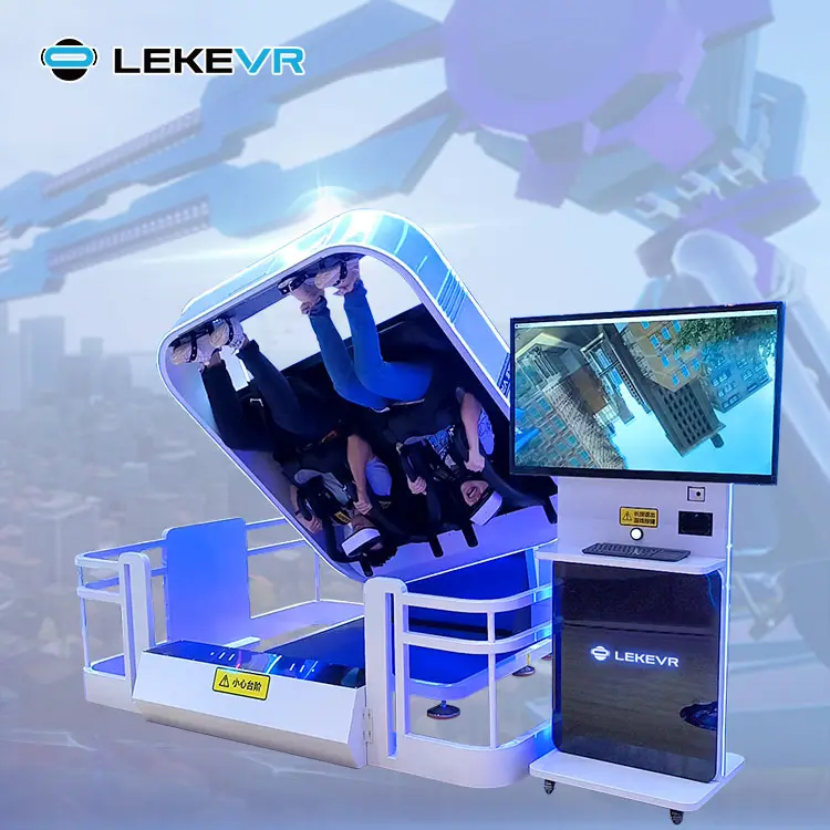 LEKE VR Indoor-Spielplatz 9D Kino VR-Spiele Ausrüstung VR Motion Gaming Chair