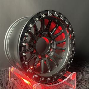 Jantes forgées T6061 17/18/19/20/21/22, design concave, beadlock tout-terrain, 6 8 trous, 5x127 5x139.7 5x114.3 6x139.7 8x170 - Product Image 4
