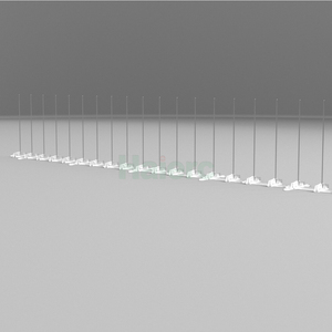 Haierc Pointes flexibles en acier inoxydable pour oiseaux avec base en plastique pour dissuader les pigeons de se poser contre les pigeons. - Product Image 4