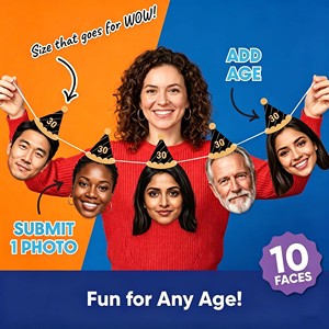 Bannière d'<span class=keywords><strong>anniversaire</strong></span> personnalisée avec photo, noir et or, décorations de fête d'<span class=keywords><strong>anniversaire</strong></span> pour adultes, ensemble de 10 guirlandes de bannières, vente en gros - Product Image 2