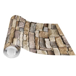 Personalizzato auto-adesivo da <span class=keywords><strong>parete</strong></span> di <span class=keywords><strong>pietra</strong></span> adesivo di carta fornitore 3d rotolo di carta da parati per bambini camera da letto living room decor - Product Image 1