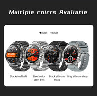 Bracelet intelligent de suivi de la fréquence cardiaque, écran AMOLED, montre connectée sportive pour hommes et femmes, compatible Android, bracelet en silicone