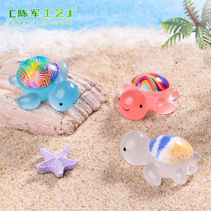 Miniature décorative lumineuse <span class=keywords><strong>tortue</strong></span> et étoile de mer pour micro-paysage, accessoires DIY pour sac surprise, petit ornement - Product Image 5