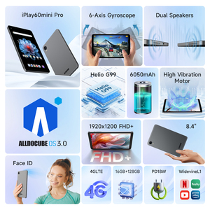 ALLDOCUBE-Tableta IPlay60 <span class=keywords><strong>Mini</strong></span> Pro Helio G99 de 8,4 pulgadas, FHD, 1920X1200, Android 14, 16GB de RAM, 256GB de ROM, pantalla capacitiva ancha de 5MP + 13MP - Product Image 2