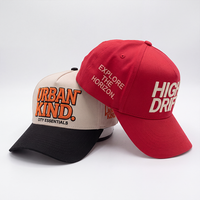 Casquette de baseball en daim bicolore personnalisée en gros, 5 panneaux, visière incurvée, unisexe, hommes femmes, Gorra OEM