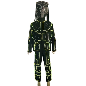 Nouveaux costumes lumineux à LED avec changement <span class=keywords><strong>de</strong></span> couleur RVB et casques pour discothèque, danse, DJ - Product Image 5