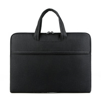 Sac d'ordinateur portable en tissu Oxford souple, grande capacité, fermeture éclair, unisexe, mallette pour avocat, mallette de bureau