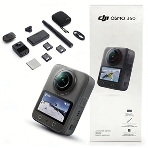 กล้องวีล็อก <span class=keywords><strong>DJI</strong></span> <span class=keywords><strong>Osmo</strong></span> 360 Adventure Combo รุ่นใหม่ ของแท้ 1 นิ้ว CMOS ความละเอียด 120MP 360 องศา °   ภาพถ่าย 105GB 8K/30fps บันทึกต่อเนื่อง 300 นาที - Product Image 1