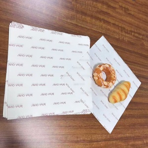 Papel de Hornear Antigrasa con Recubrimiento de PE de Grado Alimenticio, Personalizado, Ecológico, Desechable, para Recipientes de Productos de Panadería - Product Image 1