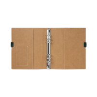 Agenda Diaria de Cuero PU con Logotipo Grabado, Tapa Dura de Alta Calidad, Encuadernación en Espiral, A6, para Reuniones de Negocios, Suministros de Oficina, Regalo