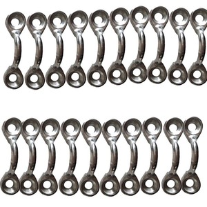 Ganchos de enganche de aleación de zinc con acabado liso para la industria general, paquete de 20 - Product Image 2