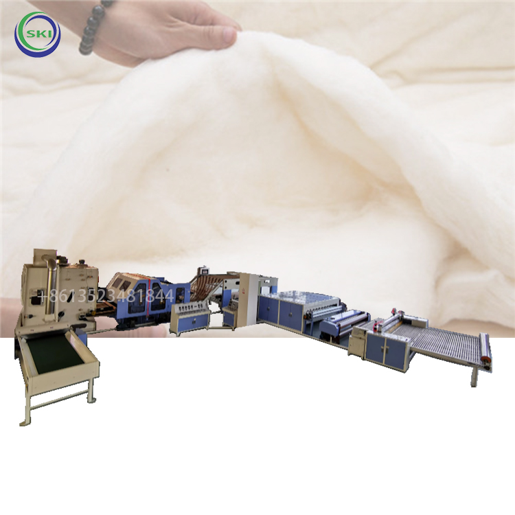 Линия по производству ваты, рулон полиэфирного волокна, линия по производству ваты для одеял