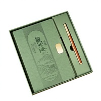 Coffret Cadeau Papeterie Style Vintage – Carnet en Papier Dowling avec Reliure Agrafée en Polyuréthane – Cadeaux Pratiques pour la Fête des Enseignants