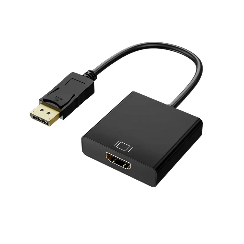 Port layar kualitas tinggi ke kabel HDTV adaptor DP ke betina 1080P ke HD untuk Macbook dengan harga lebih rendah