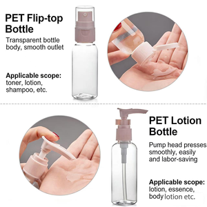 <b>Travel</b> Bottle Set Refillable Spray Lotion Shampoo Shower Tube Bottling Refill Cosmetic <b>Travel</b> <b>Liquid</b> <b>Container</b> Portable Tool - Product Image 3