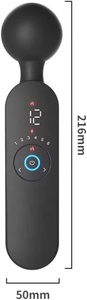 <strong>Smart</strong> Heating Rechargeable Waterproof Personal Massage Wand 12 Patterns &amp; 6 Speeds Rose <strong>Vibrator</strong> &amp; Dildo 6 Powerful Speeds - Product Image 3