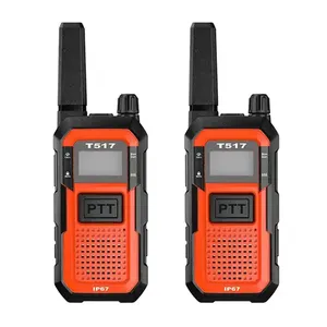 Starft T517 FRS radyo su geçirmez ağır lisans-ücretsiz Walkie Talkies 2 paket