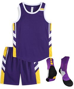 Ensemble d'uniformes de basketball personnalisés par sublimation OEM – Maillots d'équipe respirants et à séchage rapide avec logo personnalisé pour hommes et jeunes - Product Image 5