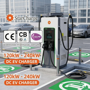 Station de recharge publique haute densité DC Starcharge Titan V5 120kW-240kW UL CE ISO 15118 avec écran tactile 104 pouces - Product Image 1