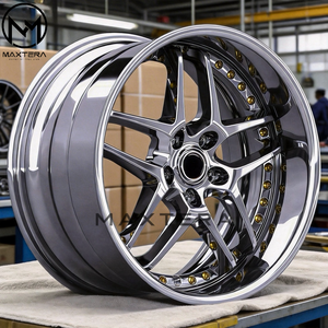 Jantes en alliage Maxtera Forged Custom Blitz-03 Style JDM pour Nissan 350Z 370Z GT-<span class=keywords><strong>R</strong></span> Toyota Supra Lexus GS Honda Civic Type <span class=keywords><strong>R</strong></span> WRX - Product Image 2