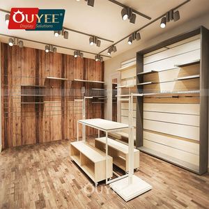 ชั้นโชว์เสื้อผ้าสำหรับร้านขายเสื้อผ้าชั้นวางเสื้อผ้าดีไซน์ทันสมัยร้านเฟอร์นิเจอร์บูติก - Product Image 3