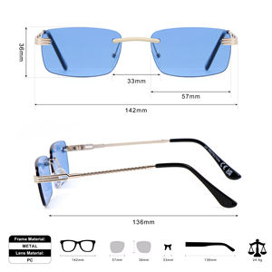 2025 firmati classici <span class=keywords><strong>occhiali</strong></span> <span class=keywords><strong>da</strong></span> <span class=keywords><strong>sole</strong></span> senza montatura donna uomo taglio diamante italia ispirato <span class=keywords><strong>occhiali</strong></span> <span class=keywords><strong>da</strong></span> <span class=keywords><strong>sole</strong></span> di lusso <span class=keywords><strong>400</strong></span> - Product Image 4