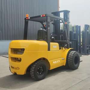 Chariot élévateur diesel FD50 100% NEUF 5 tonnes avec mât à <span class=keywords><strong>3</strong></span> sections et roues avant doubles - Product Image 3