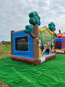Château gonflable commercial de taille personnalisée pour le saut à cheval <span class=keywords><strong>Coco</strong></span> Melon Mini parc de trampoline pour enfants - Product Image 4