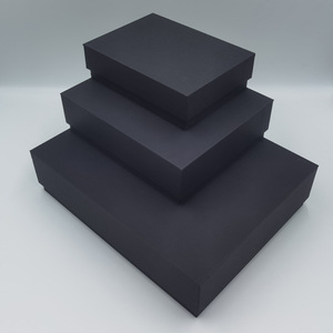 Caja de regalo de alta gama con tapa rectangular de cartón marfil, cuero vacuno blanco y negro, logotipo personalizado para empaque de cosméticos, té y joyería. - Product Image 2