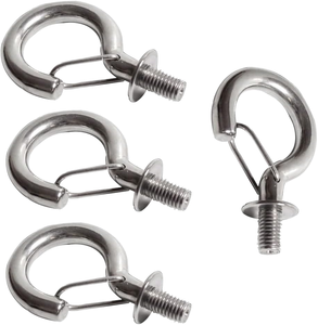 Perno de Gancho M6 de Acero Inoxidable con Recubrimiento de Zinc, Diseñado como un Tornillo de Anillo Resistente para un Montaje Seguro en Racks - Product Image 1