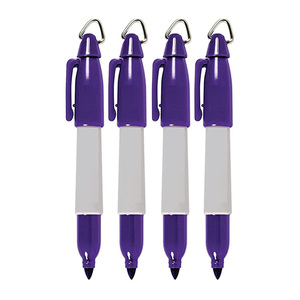 Marcador Permanente de Punta Fina, Tinta Negra Indeleble, Plástico, Personalizable con Logotipo, Mini Marcador de Bolsillo - Product Image 1