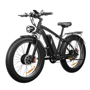 Bicicleta Eléctrica de Alta Calidad con Pedales, Motor <span class=keywords><strong>Dual</strong></span>, 26 Pulgadas, Neumáticos Gruesos, Venta al por Mayor, Bicicletas de Montaña y Nieve Rápidas para Adultos - Product Image 1