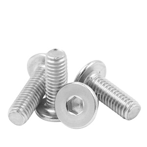 M3 M4 <strong>M5</strong> M6 M8 304 Stainless Steel Hexagon Socket <strong>Bolt</strong> Ultra Low Head Cap Screws - Product Image 1