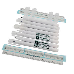 Sterile Skin Marker <b>Pen</b> with Ruler 0.5mm-1mm Permanent <b>Purple</b> Ink Single Color Medical Use Disposable - Product Image 3