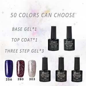 Gel uv polaco de kit de arrancador de base de la capa superior de colores gel esmalte de uñas Productos de suministro de fábrica - Product Image 5