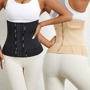 Ceinture de maintien abdominal et de correction de posture en nylon renforcé double couche, antibactérienne, pour amincir et sculpter le corps - Product Image 2