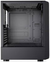 Black and White Mid Tower Pc case Pre Installed Fans Pc case Gaming support Fan 10 Rgb Fans and Water Cooler