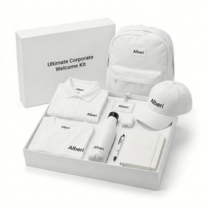 2026 Minimalist Custom Corporate Gift <b>Set</b> Onboard Souvenir A5 <b>Notebook</b> Journal Keychain Ball Point <b>Pen</b> Corporate OEM Gift Box - Product Image 4