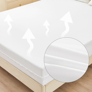 Ensemble de literie Fermeture à glissière à six côtés Drap-housse amovible à couverture complète <span class=keywords><strong>Protège</strong></span>-<span class=keywords><strong>matelas</strong></span> en polyester imperméable en TPU avec taie d'oreiller - Product Image 3
