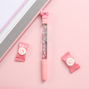 Stylo à encre gel neutre <span class=keywords><strong>licorne</strong></span>, créatif coréen, avec paillettes, effet sable mouvant, dessin animé mignon, magie éblouissante - Product Image 6