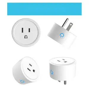 XZJ US EU Tuya Mini Outlet Socket App Smart Plug Wifi Socket with Alexa Tuya