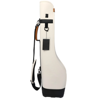 Sac de golf en cuir PU avec logo personnalisé, léger, imperméable, portable, sac de transport pour le golf, accessoires de golf professionnels, OEM