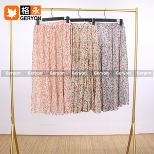 Faldas <span class=keywords><strong>de</strong></span> Seda Vintage Geryon <span class=keywords><strong>de</strong></span> Segunda Mano para Mujer, Tallas y Colores Surtidos, Plisadas, Fardos a Granel, <span class=keywords><strong>Ropa</strong></span> Usada para Exportación - Product Image 6