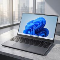 Ordinateur portable 15,6 pouces FHD IPS Intel Core I7 6500U Windows 10, boîtier en plastique, 8 Go DDR3, 512 Go SSD, clavier rétroéclairé, lecteur d'empreintes digitales