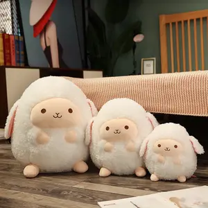 بيع بالجملة من المصنع عرض خاص 23 ملاك طفل خروف أفخم لعب محشوة حيوان الضأن دمية وسادة لينة للأطفال هدية
