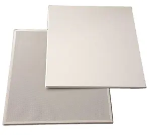 Aluminum lay in ceiling tile with tradition brand Akzo Nobel powder coating 5-10 years warranty