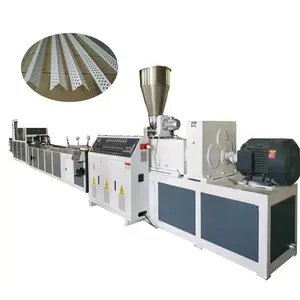 Twin Screw Extruder Mesin Profil Tetes Air PVC dengan Mesin Punching