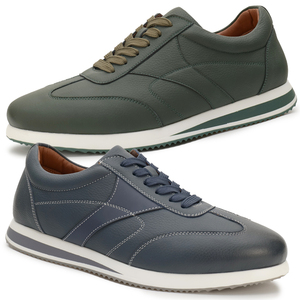 Mocasines Casuales para Jóvenes, Zapatillas Deportivas de Estilo Básico para Caminar, Zapatos Casuales Transpirables de Cuero Real para Hombre, Buena Venta - Product Image 4