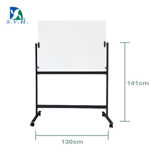 Doble cara reversible templado <span class=keywords><strong>de</strong></span> <span class=keywords><strong>vidrio</strong></span> magnético <span class=keywords><strong>pizarra</strong></span> con soporte - Product Image 5